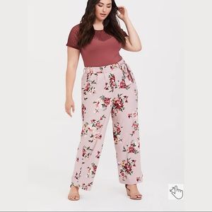 TORRID Floral Pants - Wide Leg